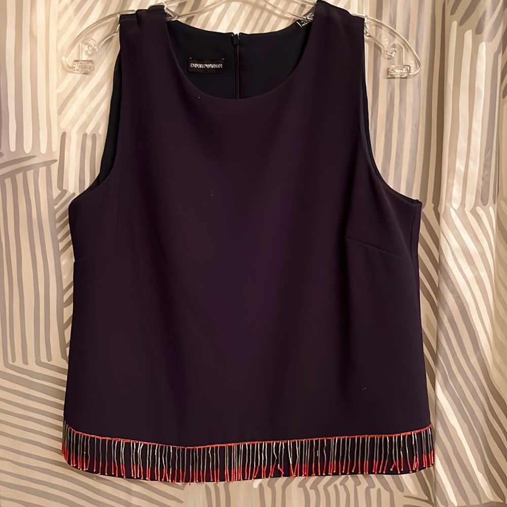 Emporio Armani fitted Blouse size 46 (American size 10)